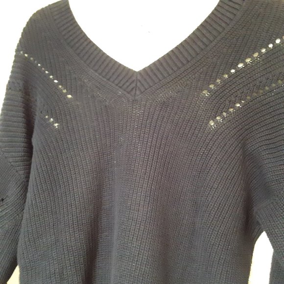 On Trend Lucky Brand Reversible Sweater Sz XS - Picture 10 of 15